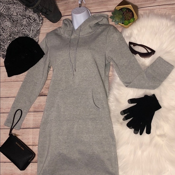 ✅FinalRestock🆕Hooded Sweatshirt Dress - Picture 2 of 8